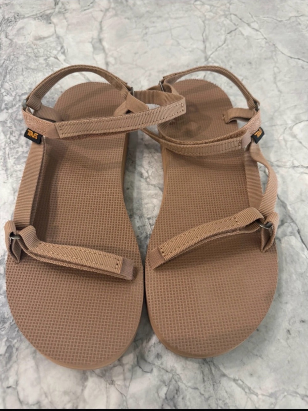 Teva Women's Tan Strappy Outdoor Sandals